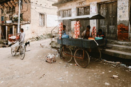 Immagine gratuita di carrello, città, persone