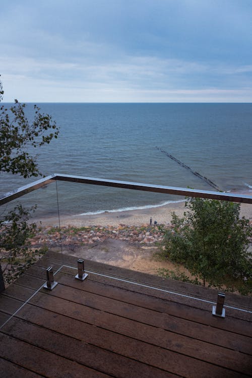 View of a Beach From the Terrace