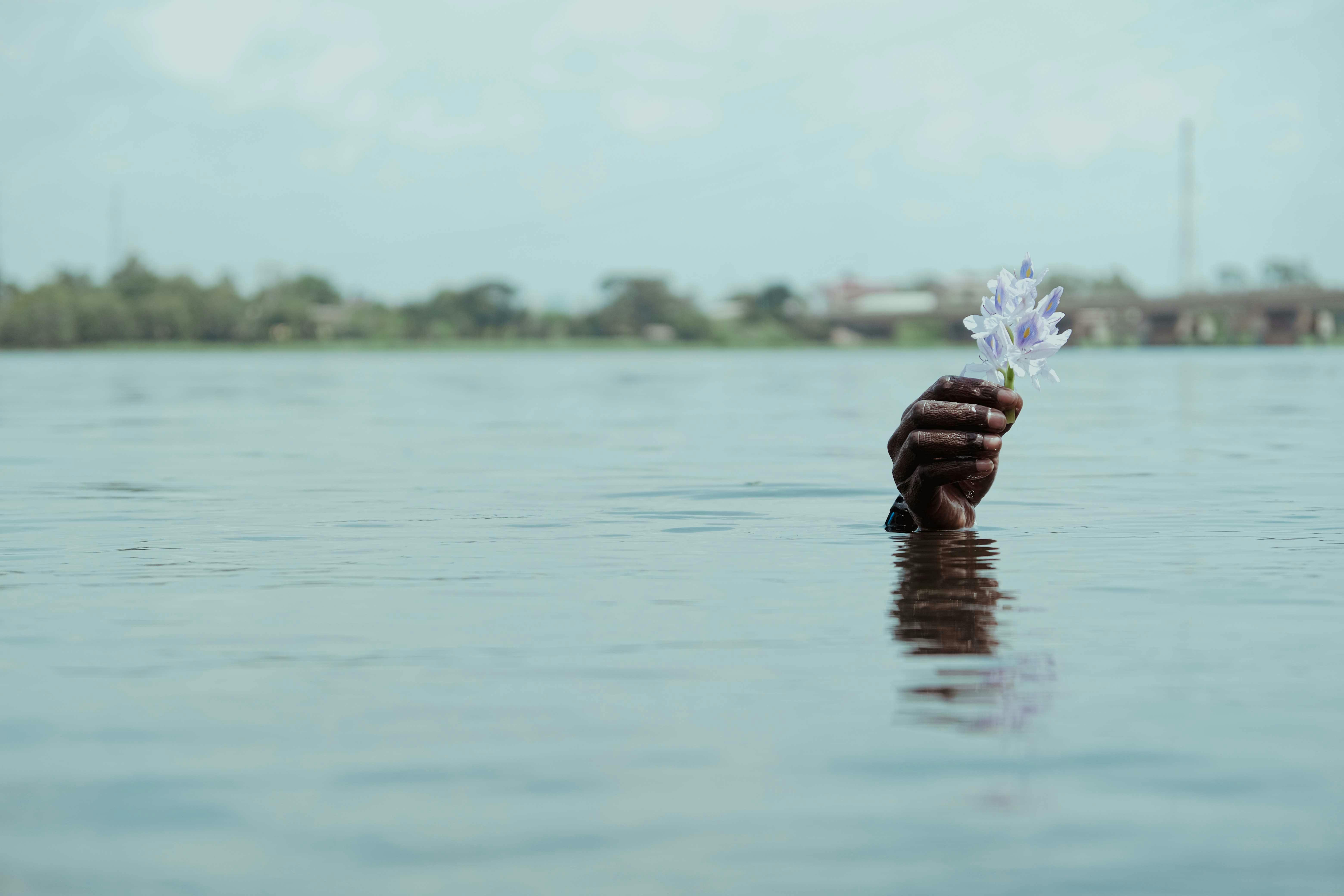 Peaceful lakeside spot near Volta Hotel in Ho