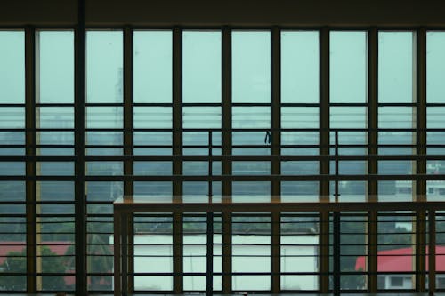 Free Glass Facade Wall of a Modern Building Stock Photo