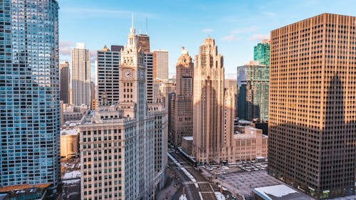 Aerial Shot Of Buildings