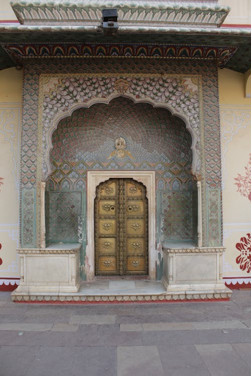 Entrance of the City Palace in Jaipur, India