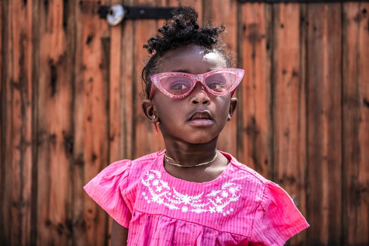 Beautiful African Baby With Sun Glasses