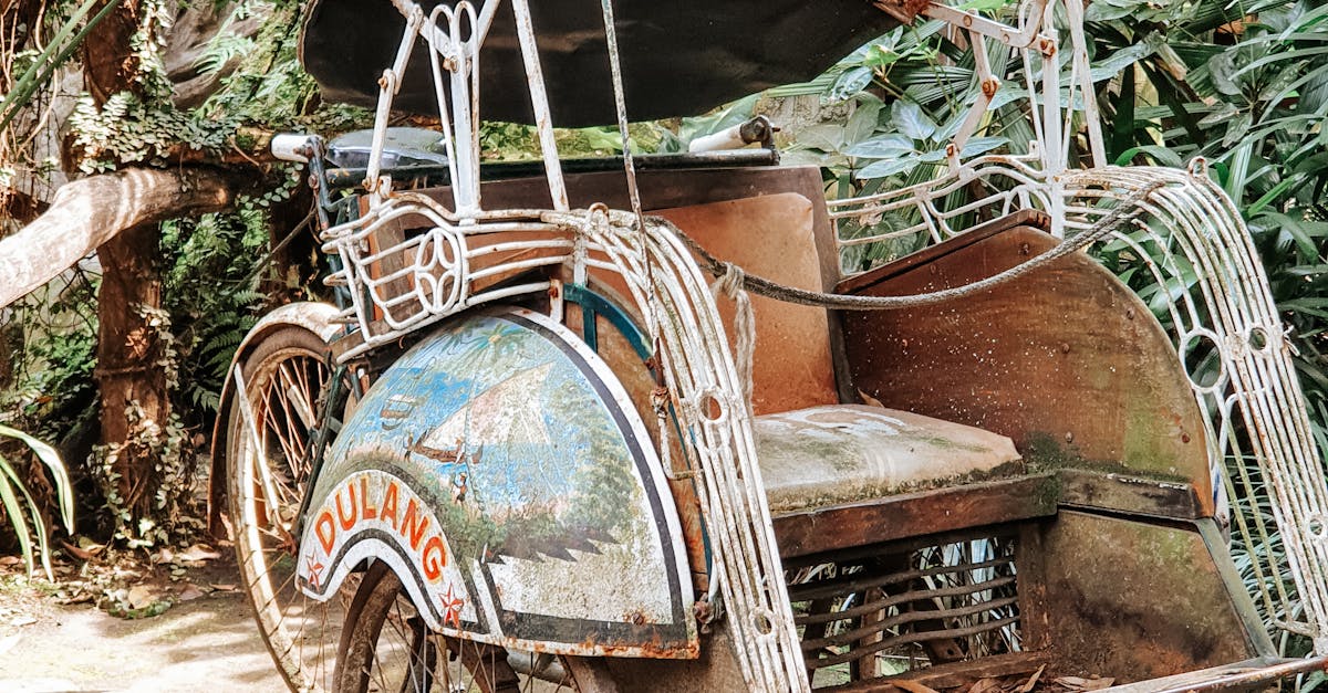 Vintage, Empty Rickshaw · Free Stock Photo