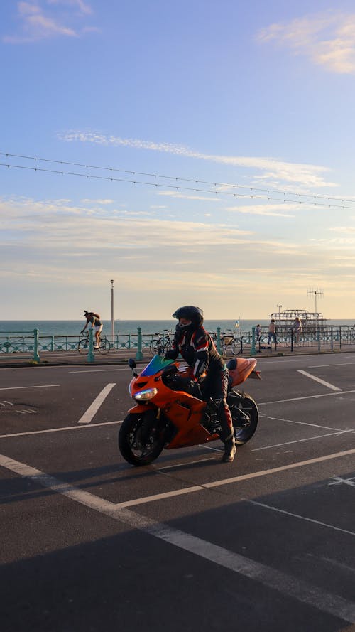 Kostenloses Stock Foto zu brighton, direkt am meer, fahrrad