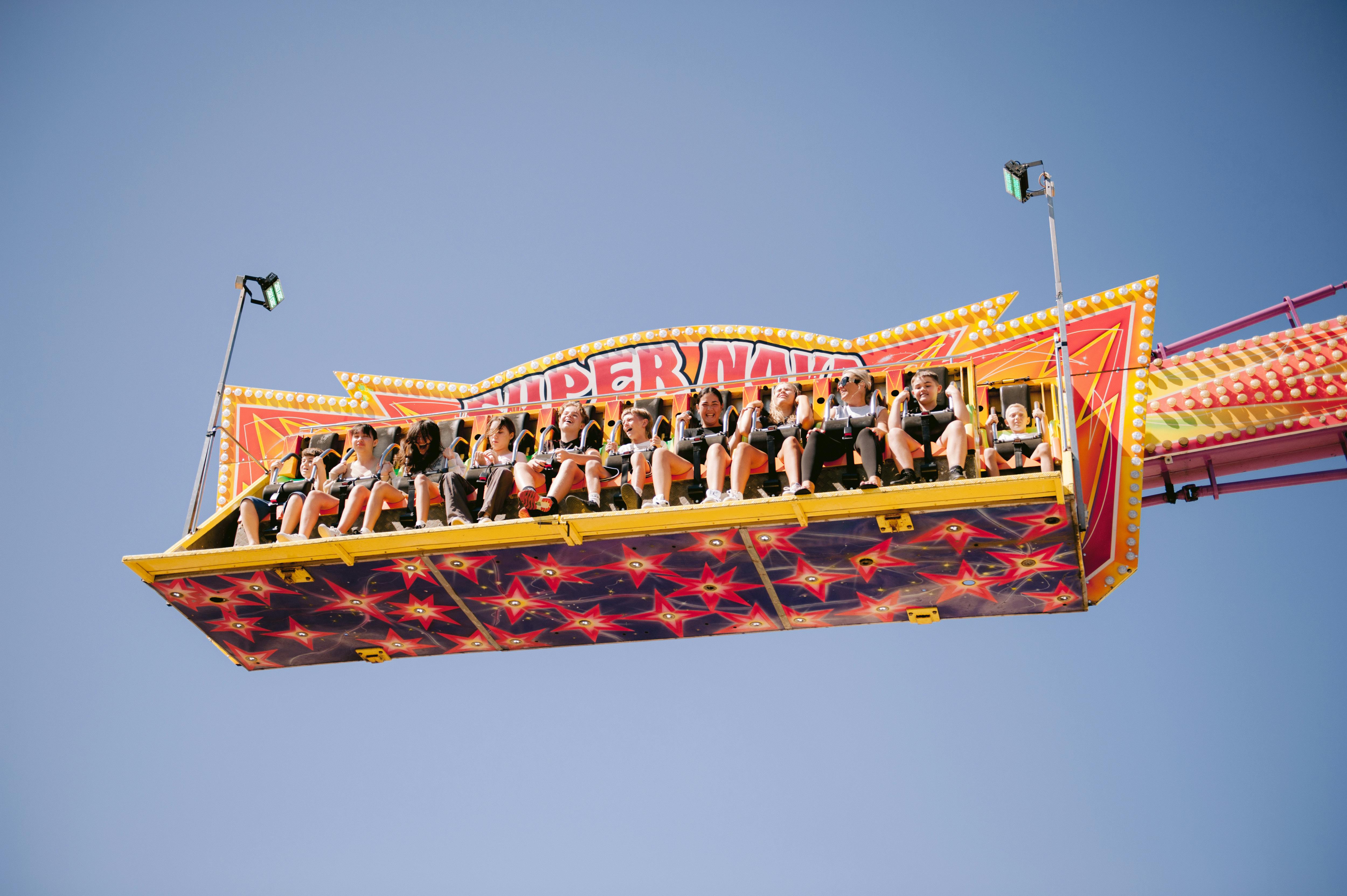 Cyclone Roller Coaster Ride · Free Stock Photo