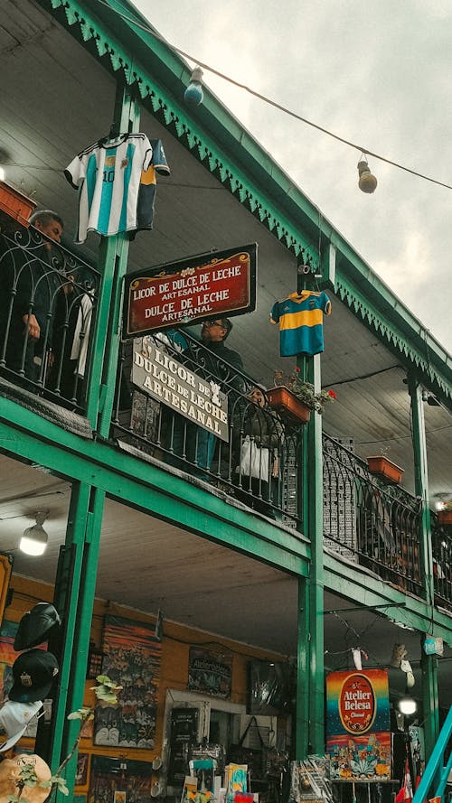 Market on a Street in Buenos Aires, Argentina