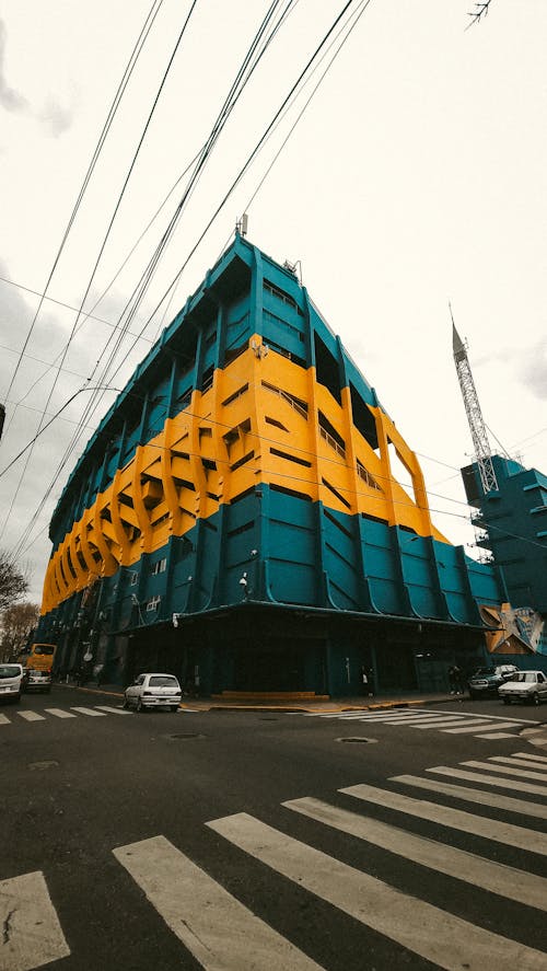 Modern Colourful Building by the Street