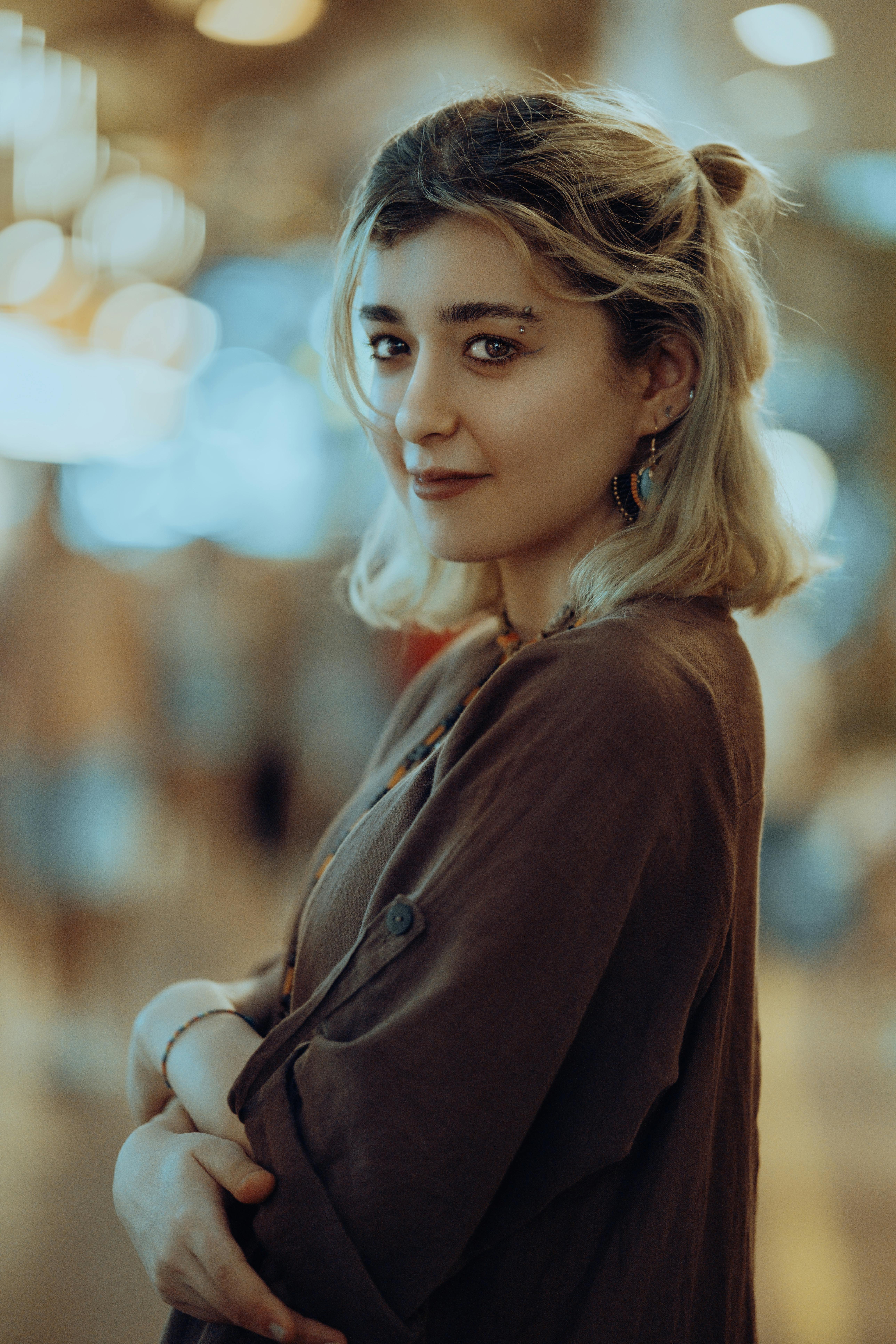 Close-Up Shot of a Sad Face Woman · Free Stock Photo