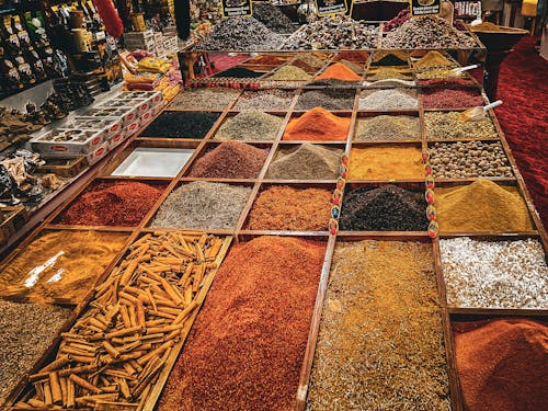 Ilmainen kuvapankkikuva tunnisteilla basaari, mausteet, spice bazaar