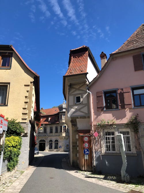 Narrow Street in Town