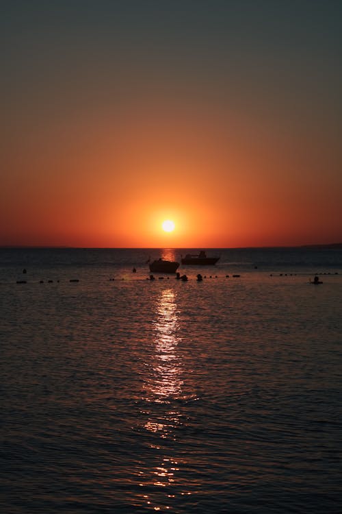 Fotos de stock gratuitas de agua, mar, puesta de sol