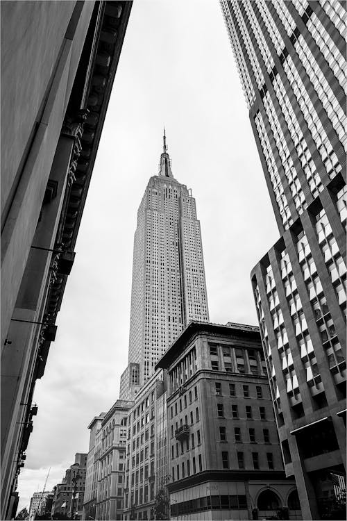 뉴욕, 블랙 앤 화이트의 무료 스톡 사진