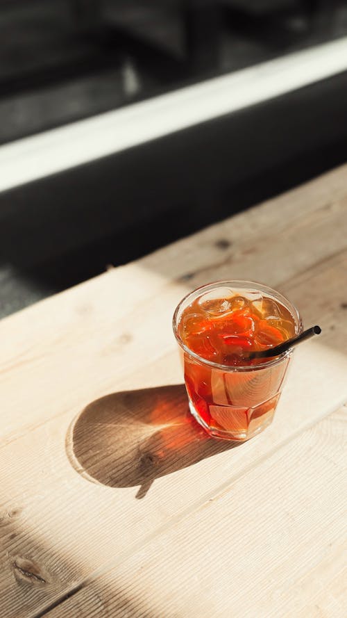 Glass of Tea with Ice