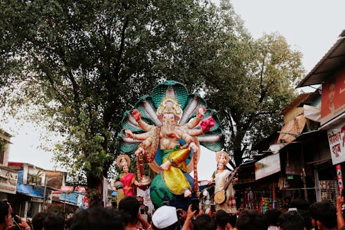 din, Festival, ganapati idolü içeren Ücretsiz stok fotoğraf