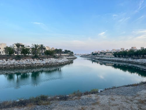 River and Town in the Middle East 