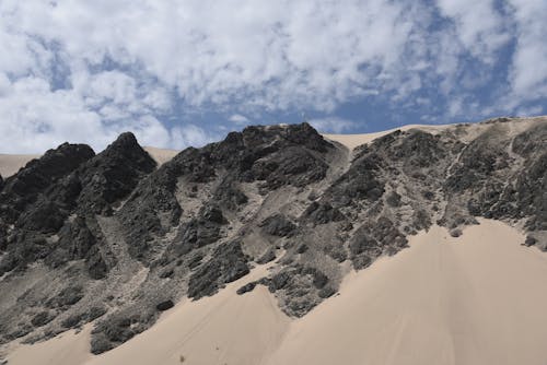 Rocks on Hill on Desert