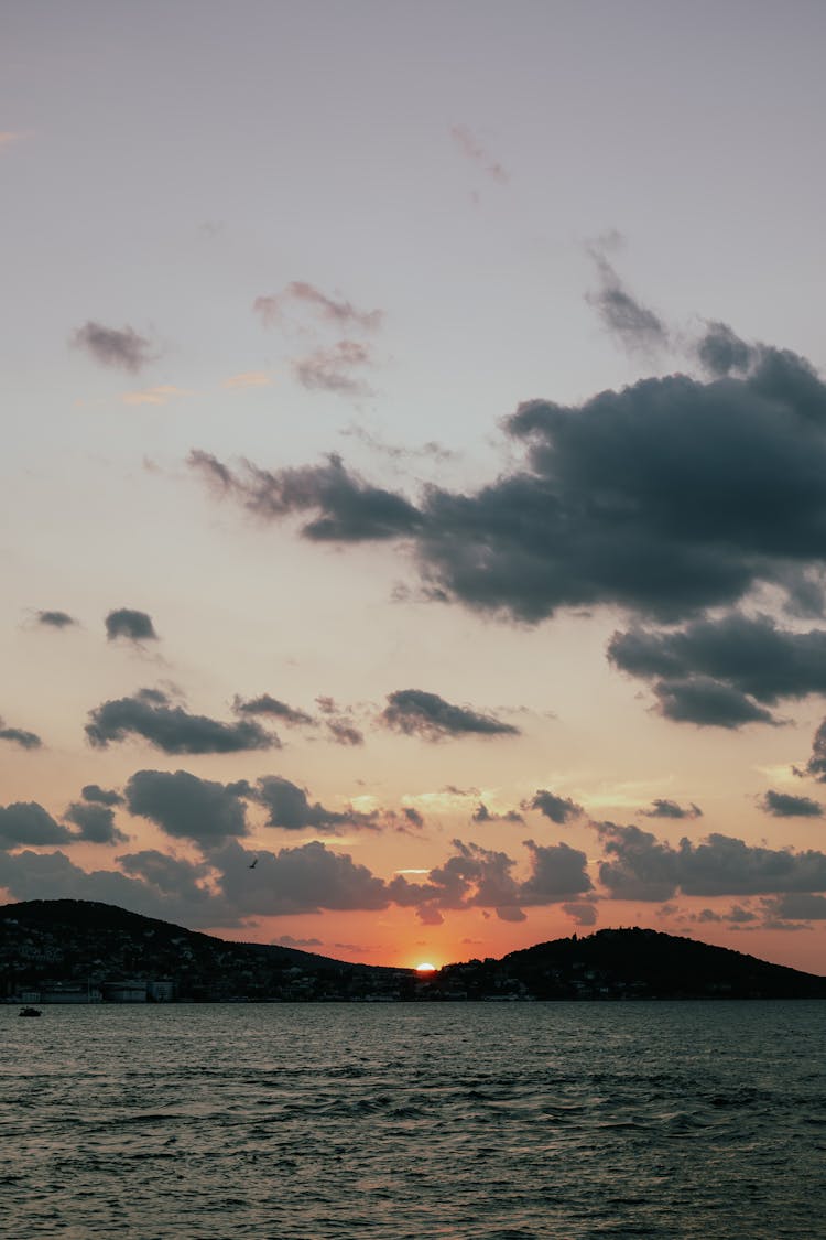 Sea Coast At Sunset