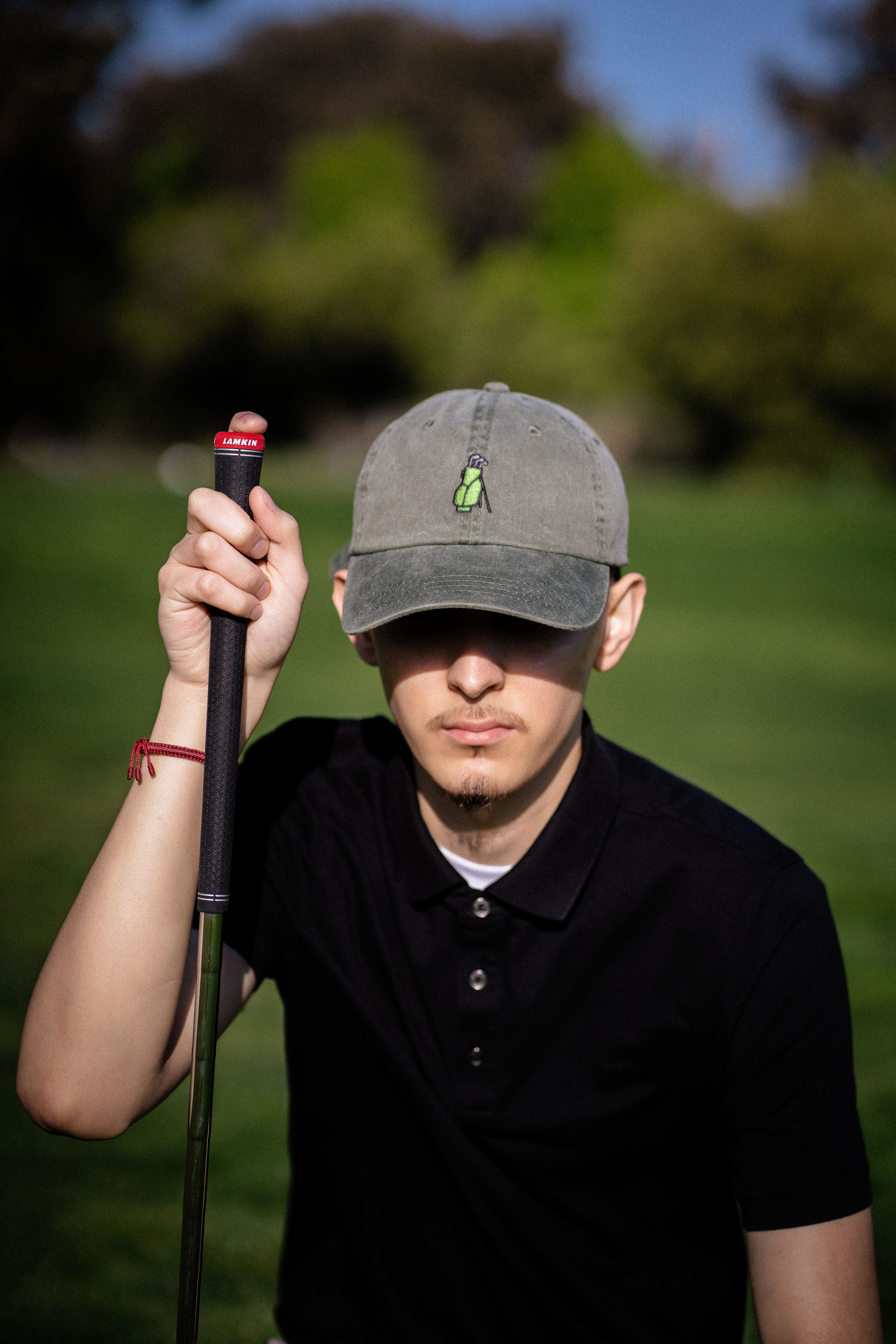 Jackson Koivun focusing on his golf career transition during a tournament