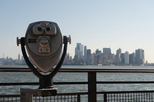 Binoculars on Sea Shore in New York