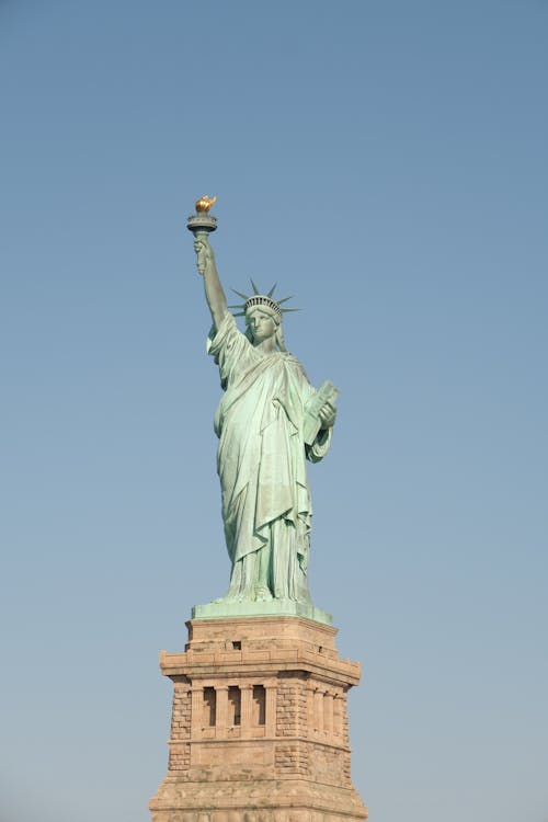 Free Statue of Liberty under Clear Sky Stock Photo
