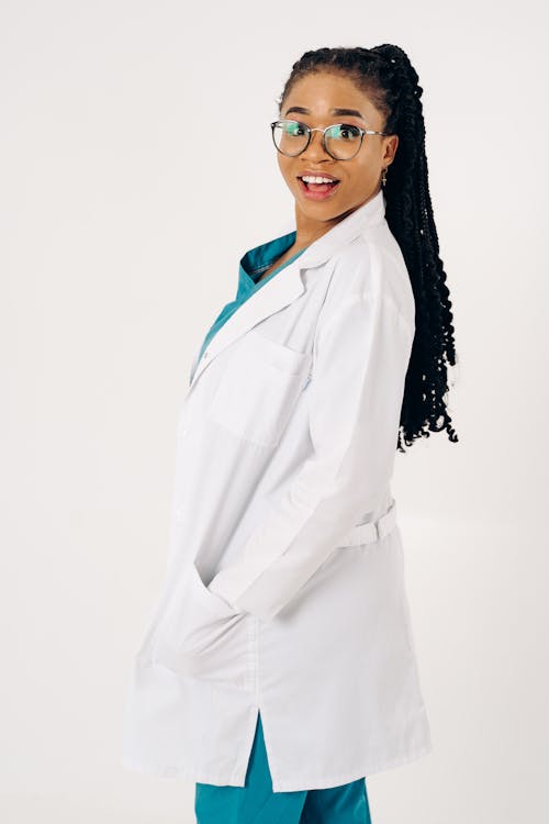 Doctor in Uniform and Eyeglasses