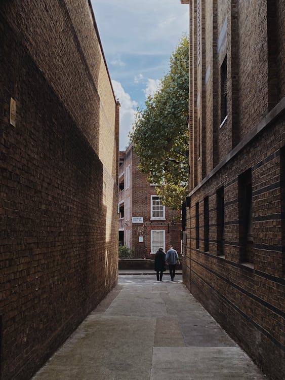 Couple at the End of Narrow Street