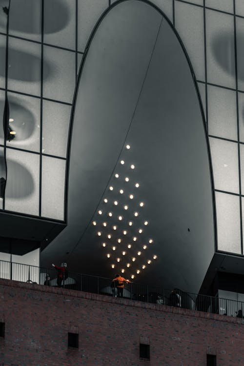 Modern Wall of Elbphilharmonie in Hamburg