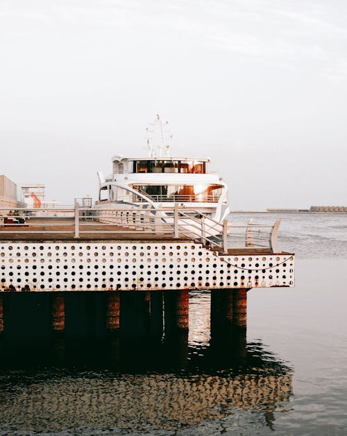 Ferry Moored on Promenade