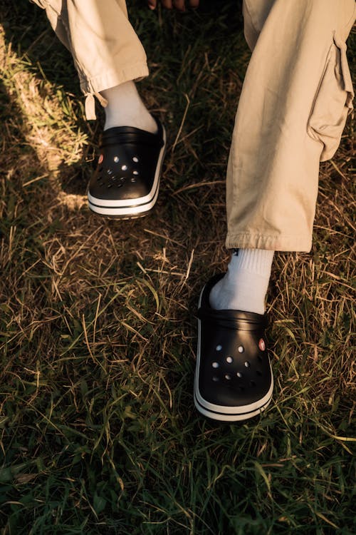 Legs in Socks and Crocks