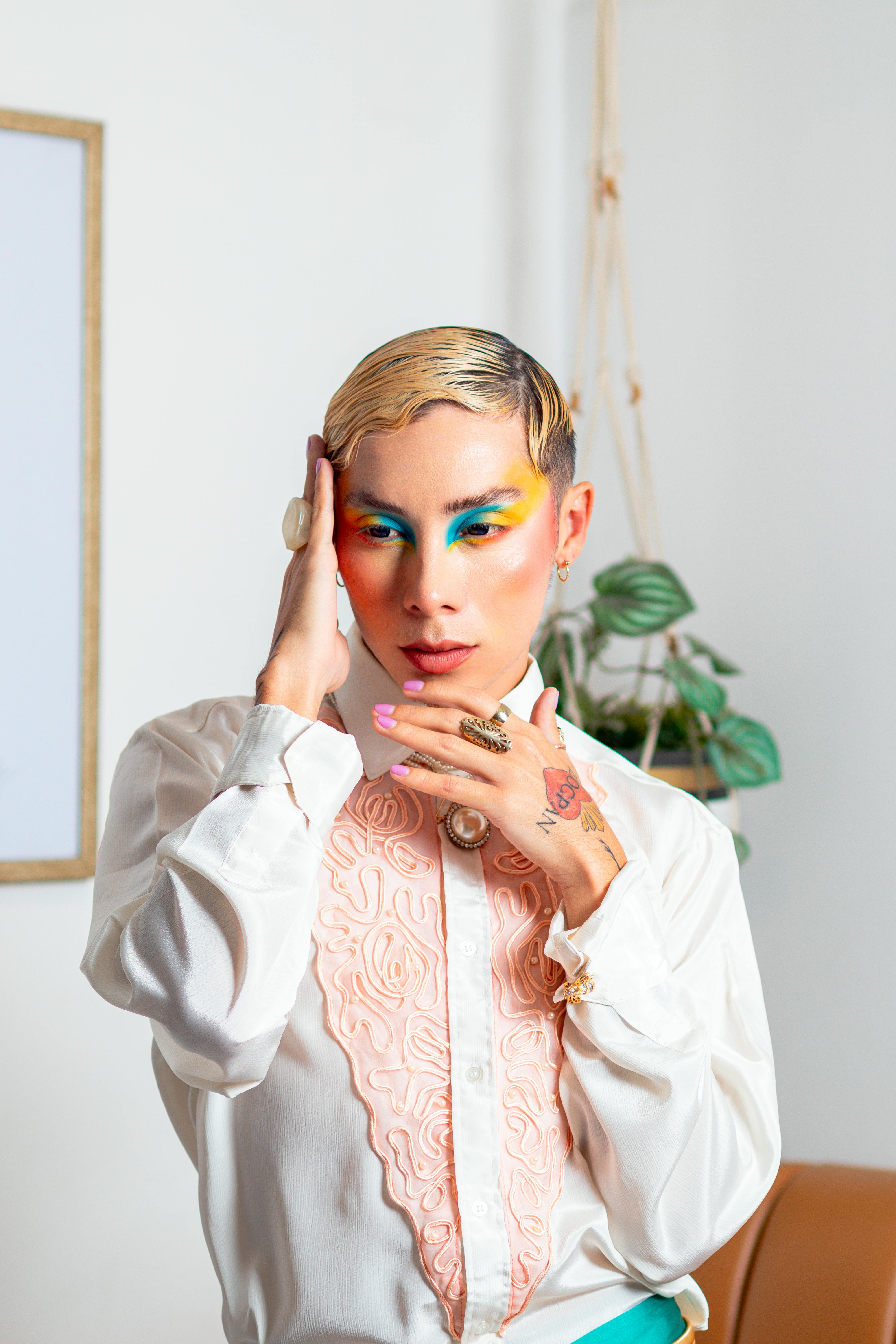 Gratis stockfoto met artistieke expressie, blond haar, creatief Stockfoto