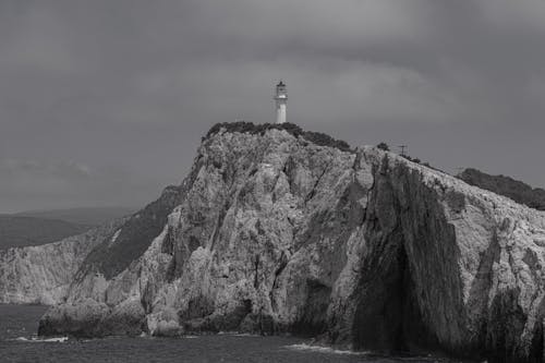 Бесплатное стоковое фото с живописный, маяк, морской берег