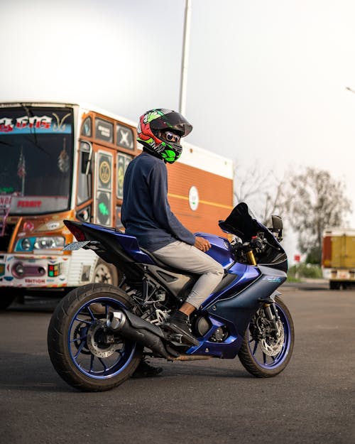 Man on a Motorbike 