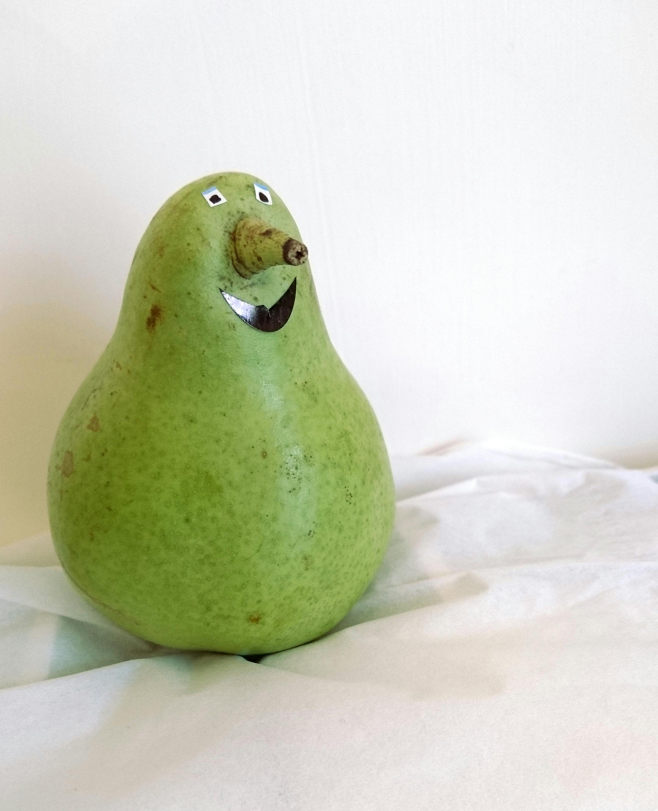 Free stock photo of face, fruit, pear