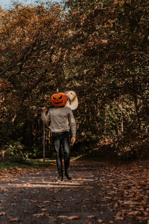 Fotobanka s bezplatnými fotkami na tému držanie, gitara, Halloween