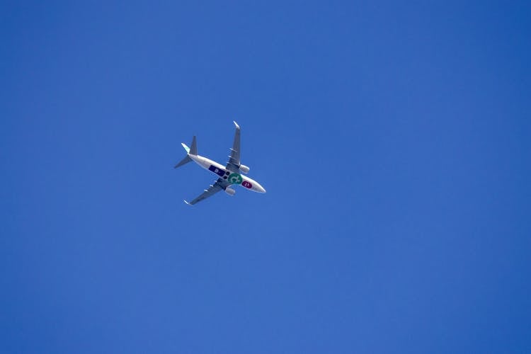 Airplane Against Blue Sky