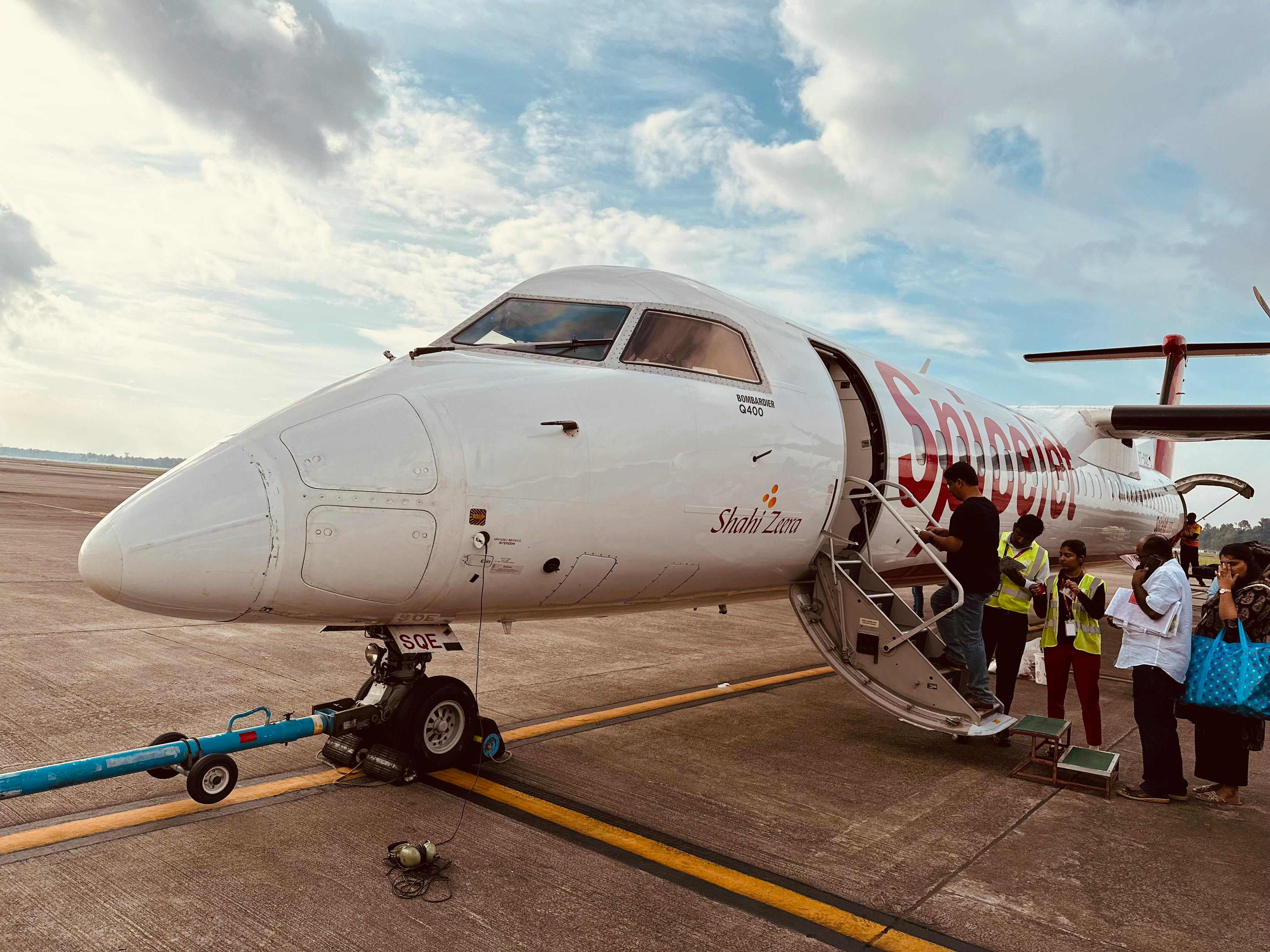 Flight Attendants Judging Passengers Boarding Airplane With Negative Atmosphere