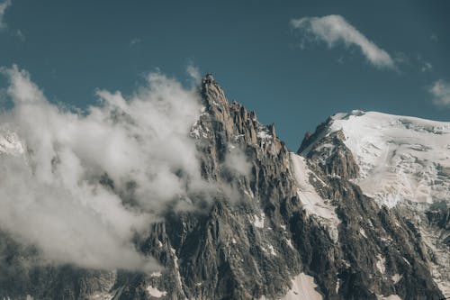 Cloud near Barren Mountains Peaks