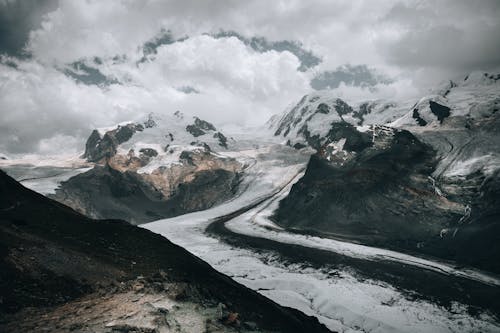 Kostenloses Stock Foto zu berge, bewölkt, eis