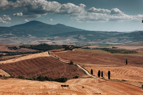 Бесплатное стоковое фото с долина, пахотная земля, поле