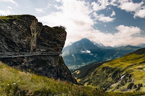 丘陵, 山谷, 岩石 的 免费素材图片
