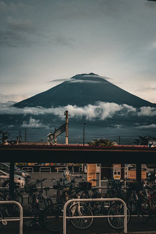 Foto stok gratis awan putih, Fajar, Gunung Fuji