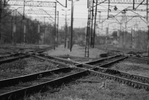 Безкоштовне стокове фото на тему «залізниця, залізнична колія, перехрестя» стокове фото
