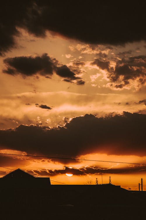 Gratis stockfoto met cloudscape, dageraad, omtrek