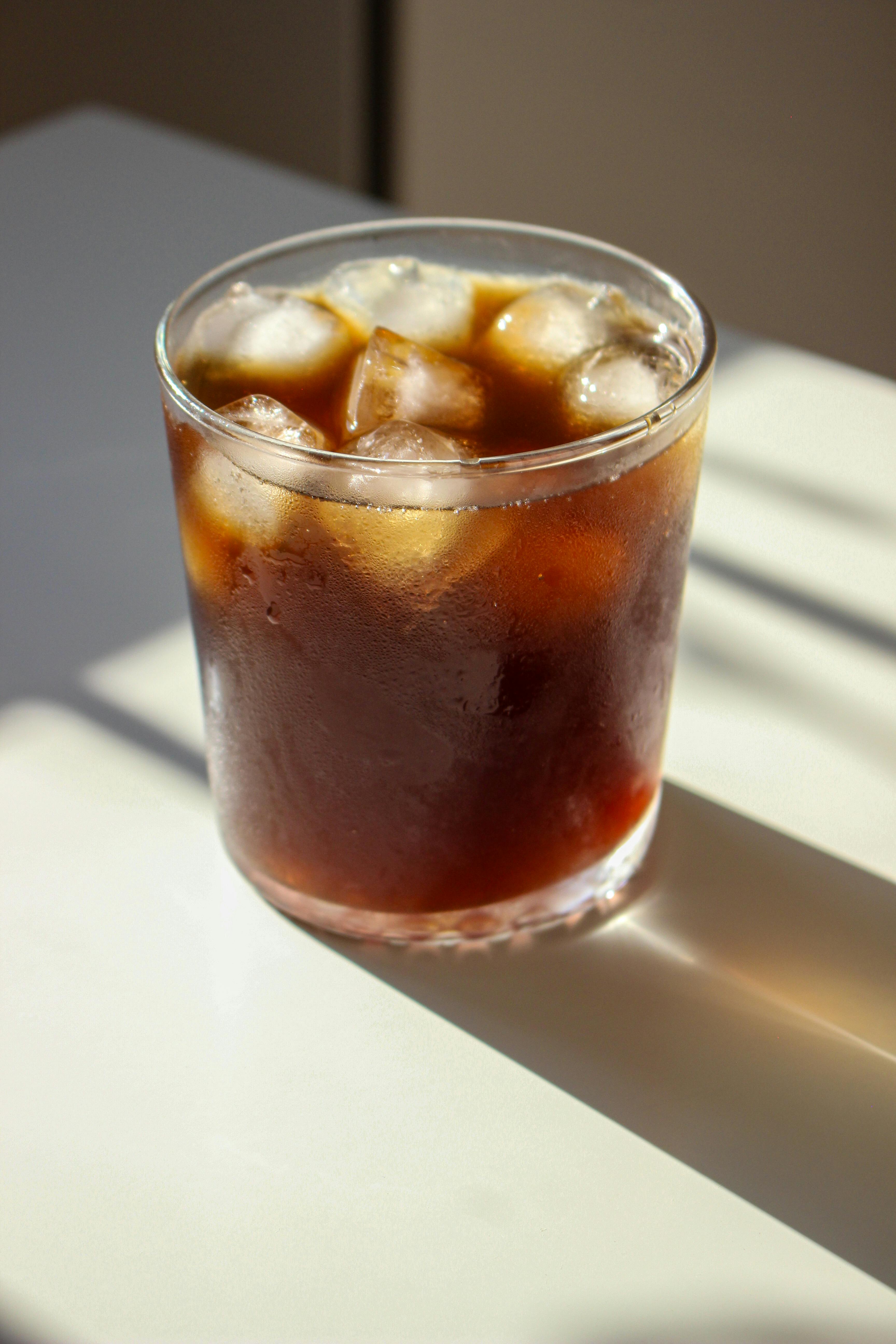 Drinking Glass with Ice Cubes · Free Stock Photo