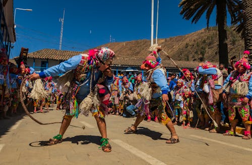 Men Dressing Traditional Costume during Festival
