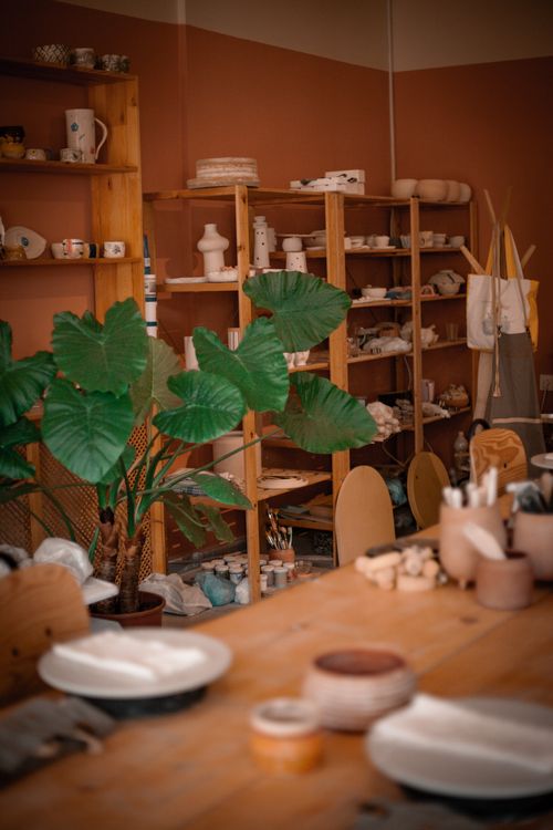 Interior of a Pottery Studio · Free Stock Photo