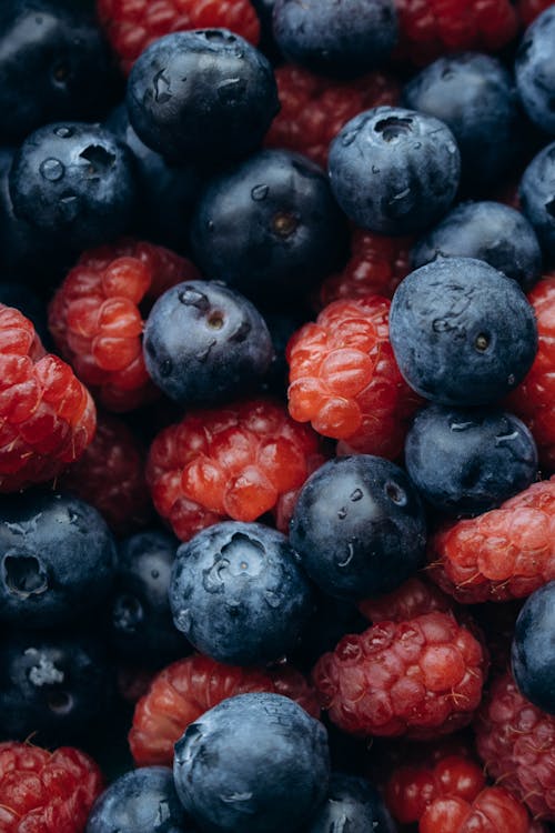 Free Close-up of a Mix of Berries  Stock Photo