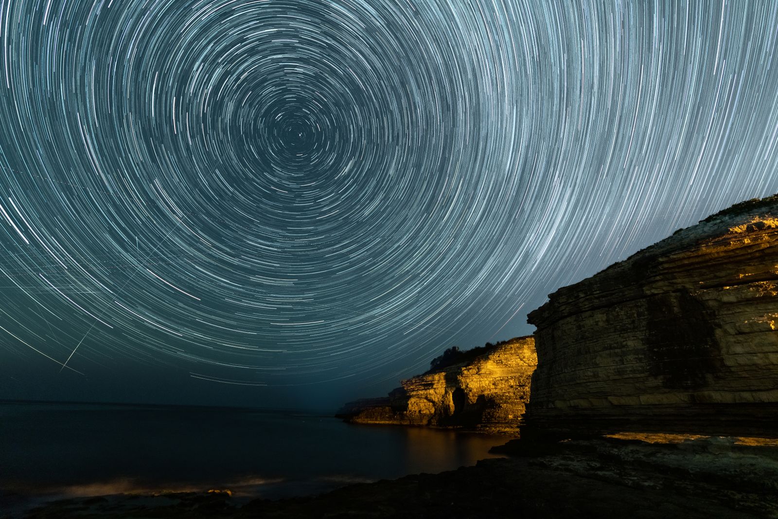 Night Rocks Images Rocks on Sea Shore at Night · Free Stock Photo