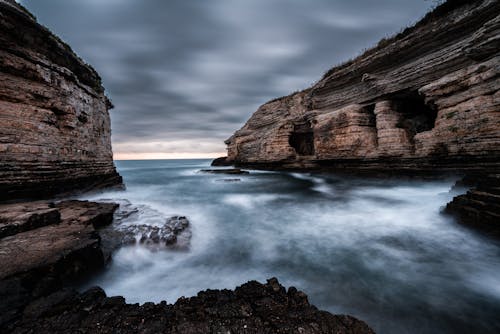 Rocks around Bay on Sea Shore